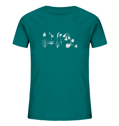 Alpenblumen - Kids Organic Shirt - Sauba Bleim