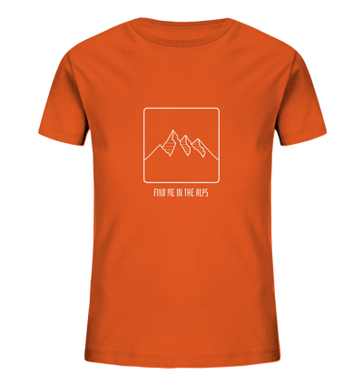 Find Me In The Alps - Kids Organic Shirt - Sauba Bleim