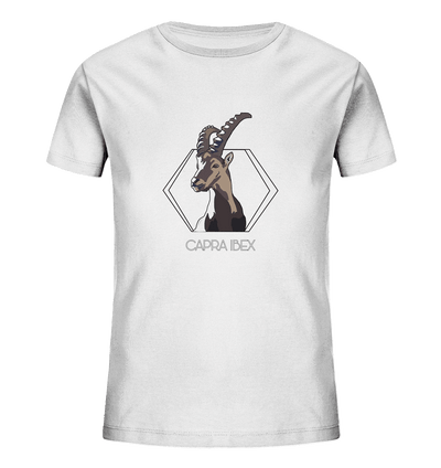 Steinbock - Capra Ibex - Kids Organic Shirt - Sauba Bleim