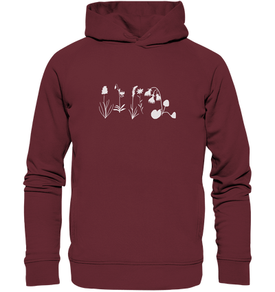 Alpenblumen - Organic Fashion Hoodie - Sauba Bleim