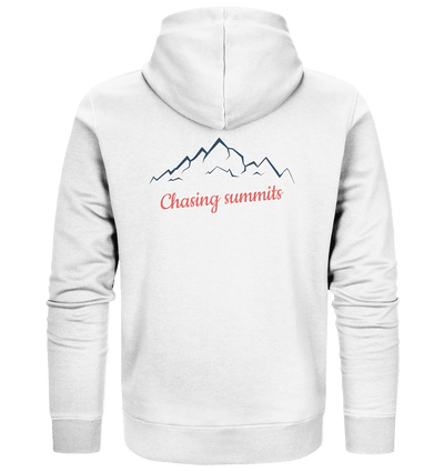 Chasing summits - Organic Zipper - Sauba Bleim