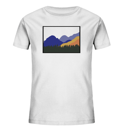 Bunte Bergwelt - Kids Organic Shirt - Sauba Bleim