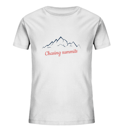Chasing Summits - Kids Organic Shirt - Sauba Bleim