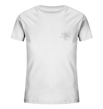 Edelweiss, black - Kids Organic Shirt - Sauba Bleim