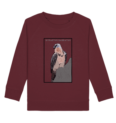 Bartgeier  - Kids Organic Sweatshirt - Sauba Bleim