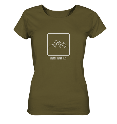 Find Me In The Alps - Ladies Organic Shirt - Sauba Bleim