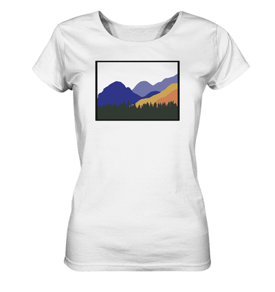 Bunte Bergwelt - Ladies Organic Shirt - Sauba Bleim
