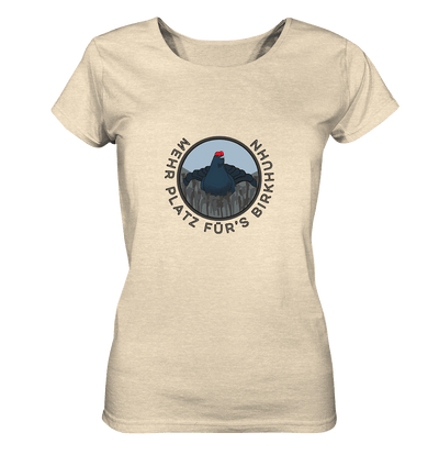 Mehr Platz für´s Birkhuhn - Ladies Organic Shirt - Sauba Bleim