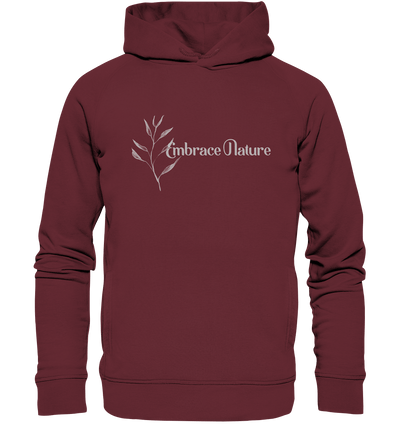 Embrace Nature - Organic Fashion Hoodie - Sauba Bleim