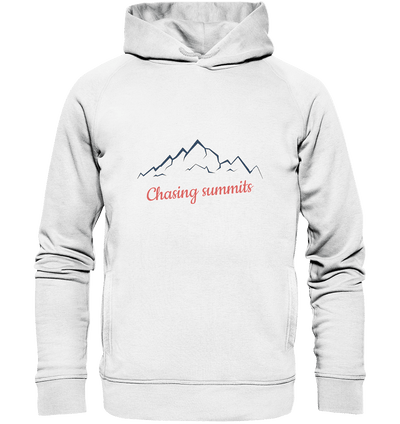Chasing Summits - Organic Fashion Hoodie - Sauba Bleim