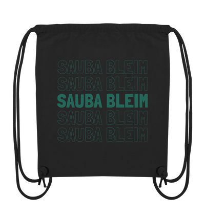 Sauba Bleim Typographie - Organic Gym-Bag - Sauba Bleim