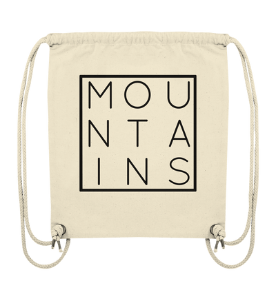 Mountains Graphic - Organic Gym-Bag - Sauba Bleim