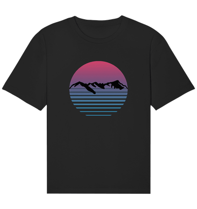 80's Retro Mountains - Organic Relaxed Shirt - Sauba Bleim