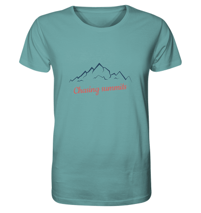 Chasing Summits - Organic Shirt - Sauba Bleim