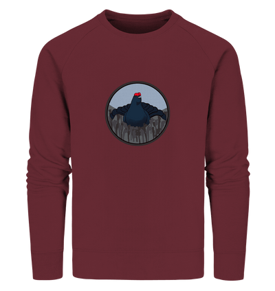 Mehr Platz Für's Birkhuhn - Logo - Organic Sweatshirt - Sauba Bleim