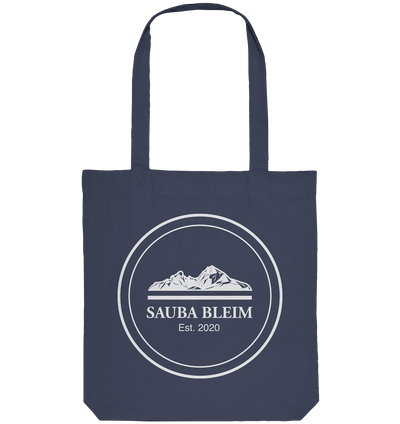 Sauba Bleim Logo - white - Organic Tote-Bag - Sauba Bleim