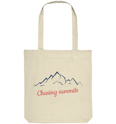 Chasing summits - Organic Tote-Bag - Sauba Bleim