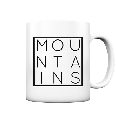 Mountains - Tasse matt - Sauba Bleim
