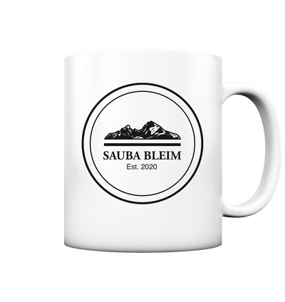 Sauba Bleim Logo - Tasse matt - Sauba Bleim