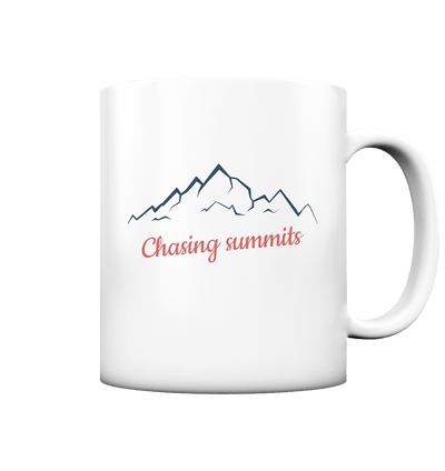 Chasing summits - Tasse matt - Sauba Bleim
